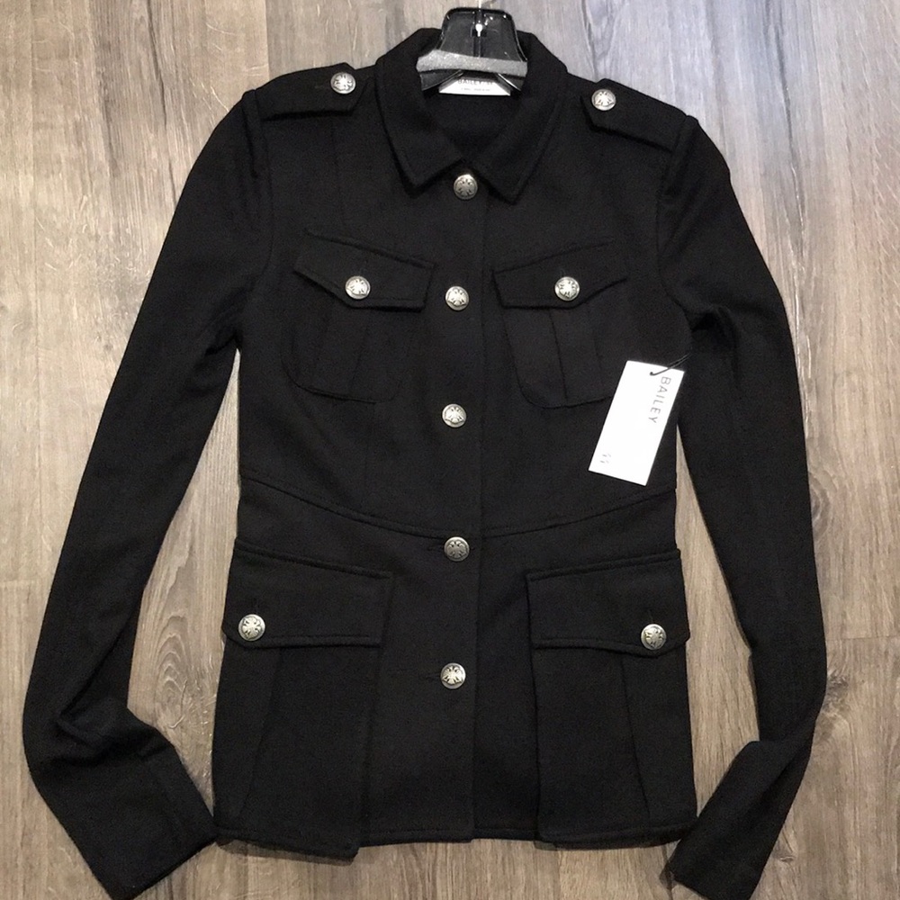 🆕Bailey 44 Black Military Jacket🇺🇸 - Picture 6 of 9